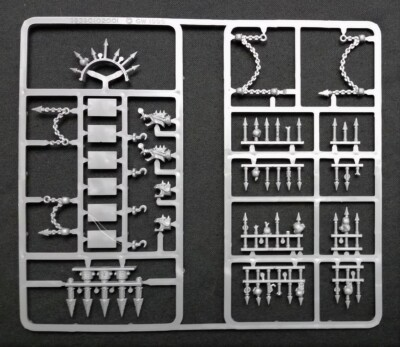 #ad #ad 40K Chaos Marines Rhino Trophy Racks Spikes Chains Dozer Blades Vehicle Raider $24.97