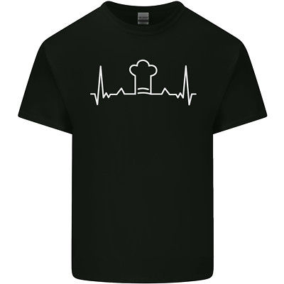 Chef Pulse Baker Koch Koch Hut Backen Herren leichte Baumwolle T-Shirt