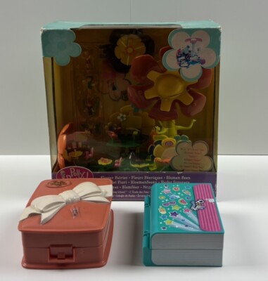 Polly Pocket Blumen Feen Ovp ~ Dinner Party ~ Blue Bird ~ Mattel Konvolut Paket