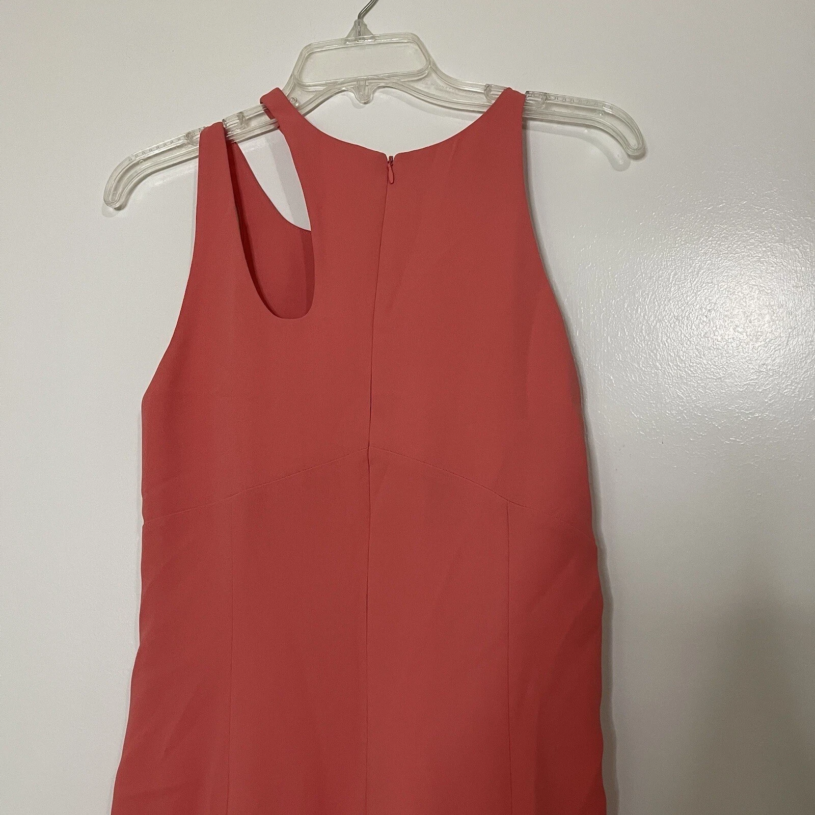 Abito VERSACE x Riacheulo rosa maxi ritaglio smanicato spacco alto taglia 40 US XS