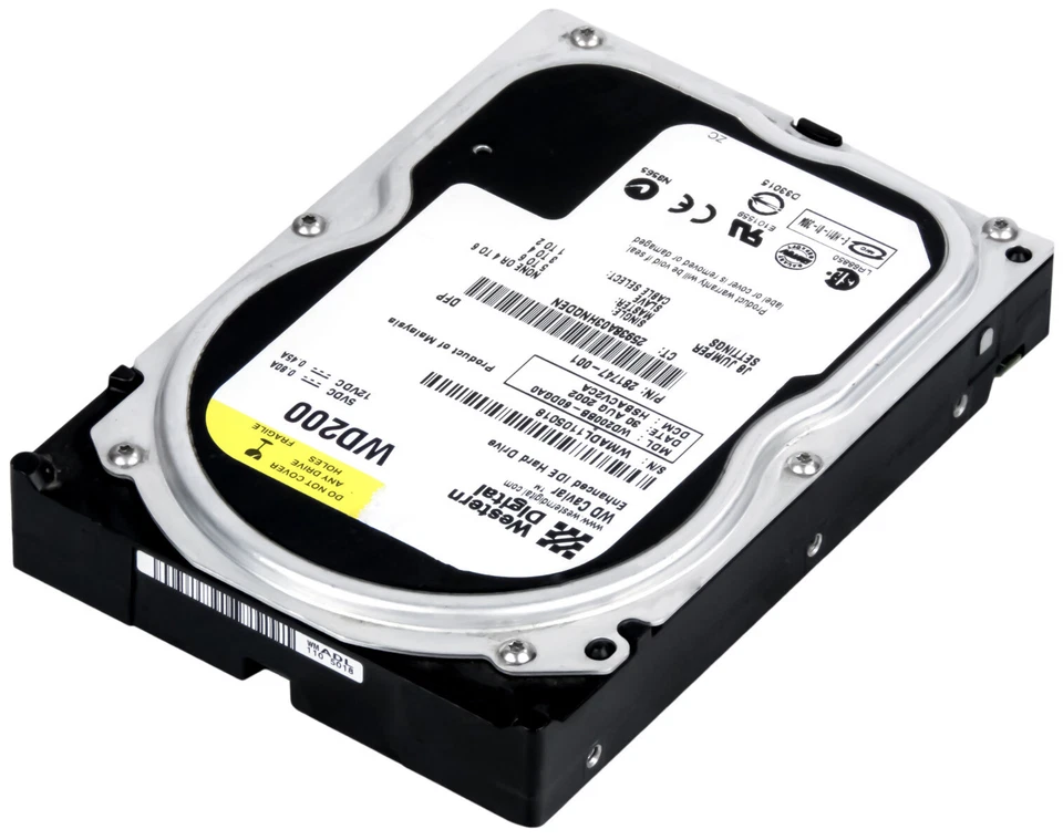 Hard Drive WD Caviar WD200BB 20GB 7200RPM 2MB ATA 3.5'' Inch - Image 3 of 3