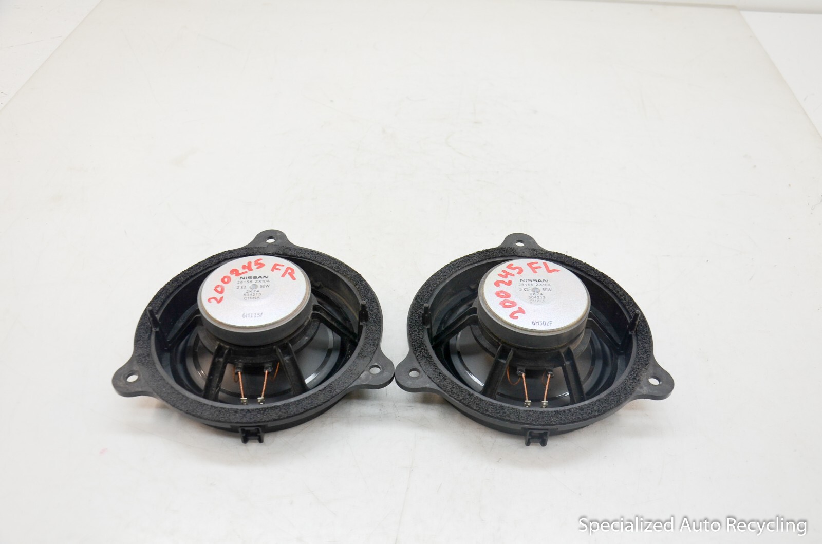 2016 NISSAN ALTIMA FRONT LEFT AND RIGHT SPEAKERS SET 28156ZX10A eBay