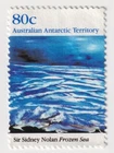 1989 Australian Antarctic - Sir Sidney Nolan, Landscape Paintings -80 Cent Stamp
