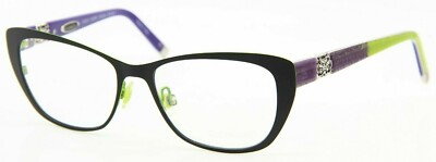 NEW COCO SONG BABY BLUES CV 075 COL. 1 BLACK EYEGLASSES AUTHENTIC FRAME 53-16