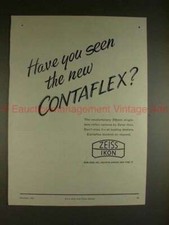 1957 Zeiss Ikon Contaflex Camera Ad - Have You Seen 