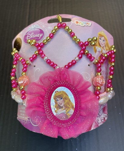 Disney Aurora Prestige Costume ~ Elegant Dress S-4/5/6 + Matching Tiara, Wand - Picture 12 of 16