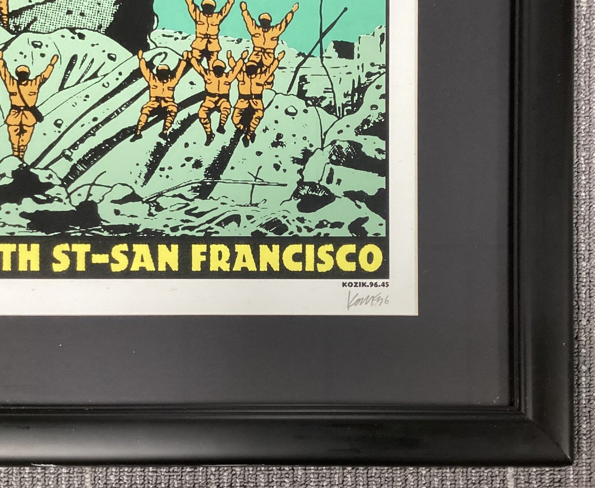 Zeni Geva Concert Poster 18x22 San Francisco 10/13/96 Frank Kozik