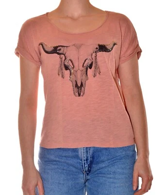 tshirt rose clair tête de taureau sud express taille S - Photo 1/4
