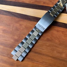 NOS Baldwin 19mm 10K RGP Bracelet Fits Bulova Missing Ends