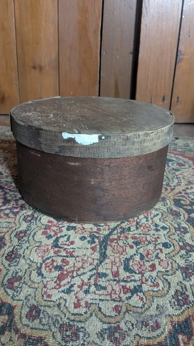 Antique Early Primitive Folky Wood Pantry Storage Box 10" Patina - Picture 3 of 9