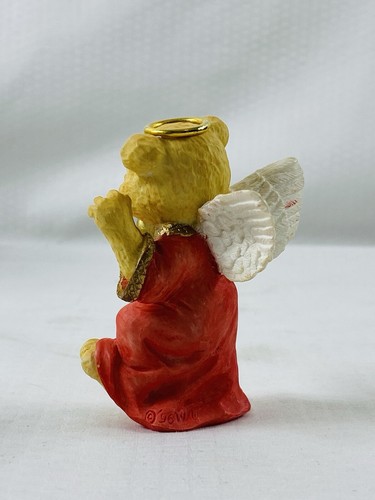 Vintage Lot of 2 Angel Teddy Bear Babies Figures CUTE - Picture 17 of 22