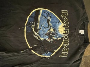 Iron Maiden Fear of the Dark World Premiere 1992 Black T-Shirt XL Rock & Pop