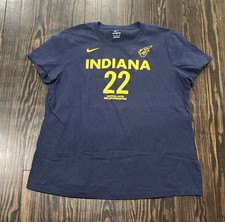 Nike Indiana Fever Caitlin Clark T Shirt Womens XL Blue Cotton