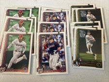 2025 Topps Series 1 Rookie Lot (21) James Wood, Dylan Crews, Jacob Wilson