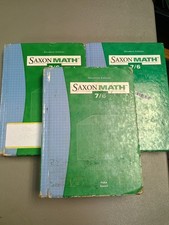 Saxon Math 7/6 Text Books with (Some) Writing...