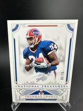 2025 Panini National Treasures Thurman Thomas Holo Silver #/25 Bills