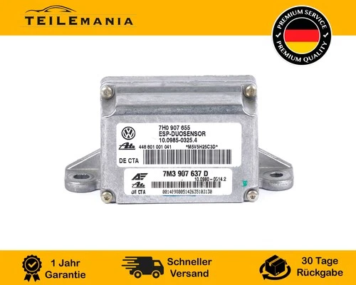 Genuine VW Sharan T5 ESP Sensor 7M3907637D Duo Sensor 7H0907655 12M Warranty