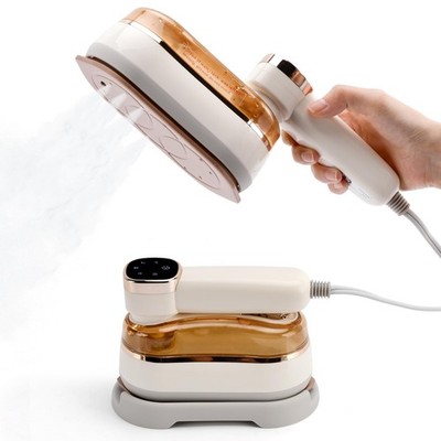 1200W Portable Travel Garment Steamer 2in1 Handheld Iron LCD 180ml Tank