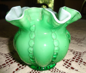 Fenton Melon Vase | eBay