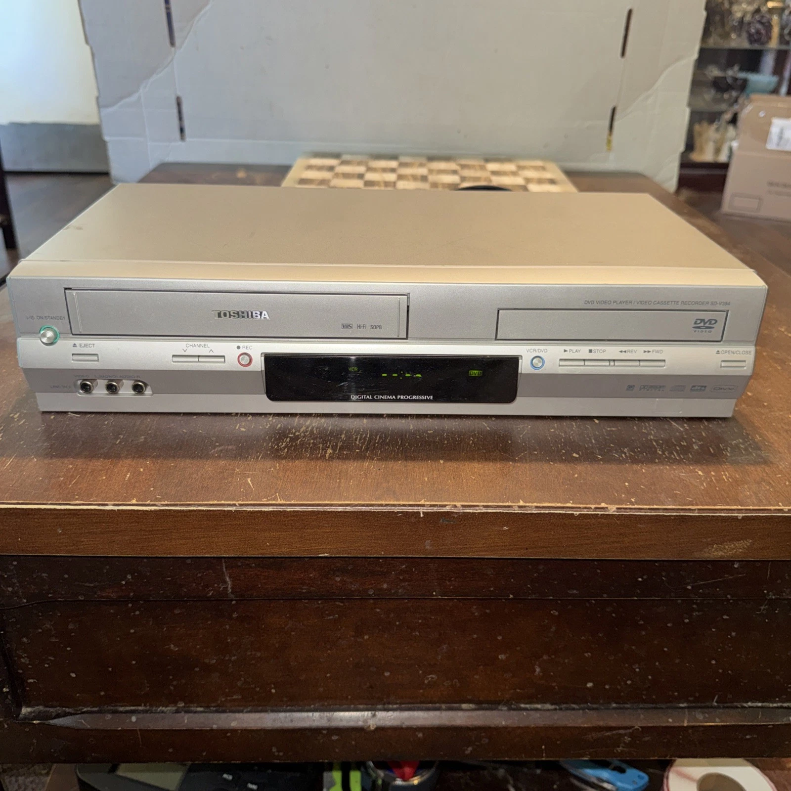 Toshiba SD-V394SU DVD VCR Combo Player VHS Tape Recorder VHS Only DVD Won’t Open