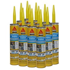 12 Pack SIKA Construction Sealant All Purpose Polyurethane - White New See Box 