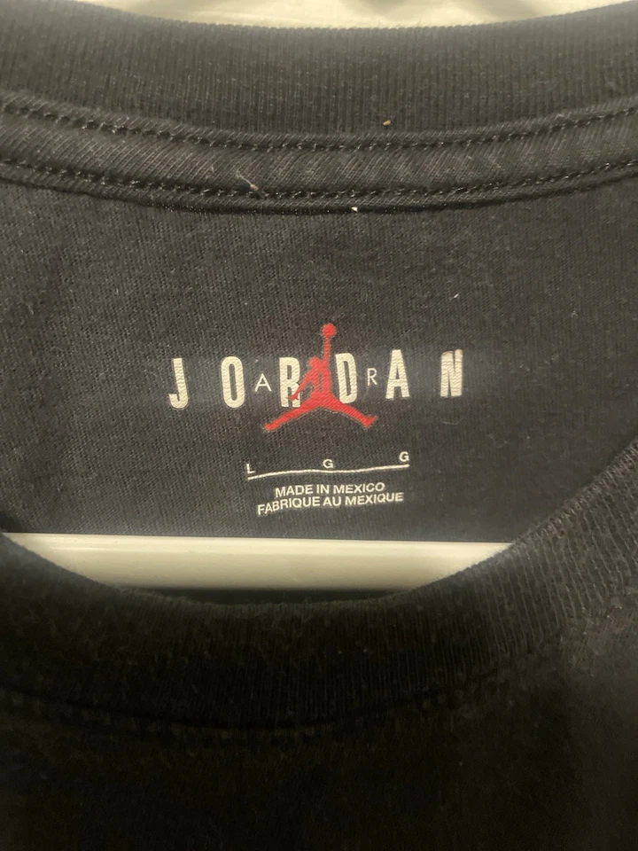 Camiseta Nike Air Jordan Jumpman rara old school masculina G grande preta roxa azul-petróleo - Imagem 3 de 4