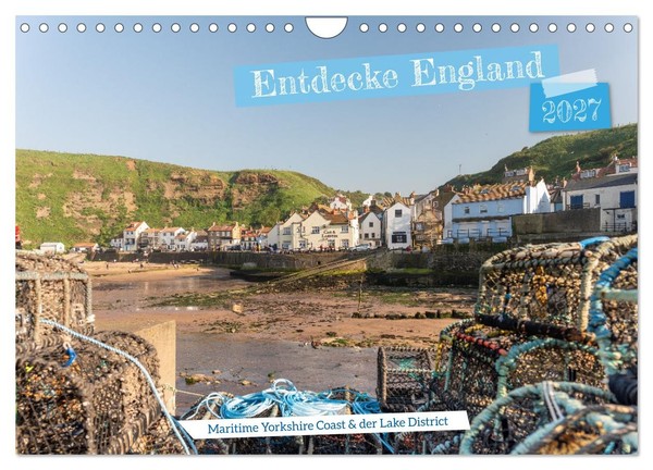 "Calendar 2027 · US Version · Discover England (Wall Calendar 2027 12\" × 8\" Lands"-image
