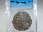 1881-S Morgan Silver dollar graded MS-66 by ICG