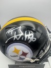 TJ Watt Signed Pittsburgh Steelers Speed Mini Helmet Fanatics COA/Hologram — photo 2