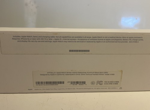 *Tylko pudełko* Apple Watch Series 3 Puste pudełko zapasowe Tylko - Zdjęcie 3 z 3
