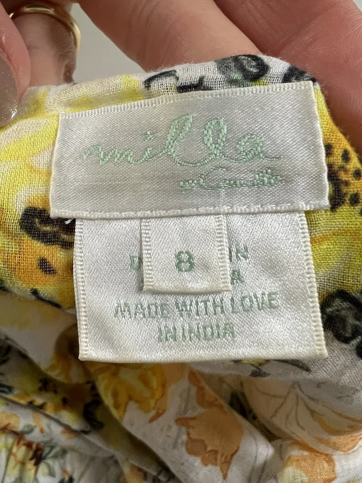 Camilla dress girls kids high low cotton sz 8 vacation In the Hills of Tuscany - Image 3 of 4