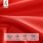 9ft Wooden Outdoor Patio Umbrella Pulley Garden Yard Beach Wedding Sunshade Red — photo 3