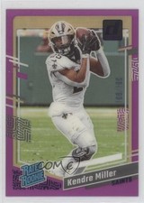 2023 Panini Clearly Donruss Rated Rookie Purple 166/199 Kendre Miller #72 11fi