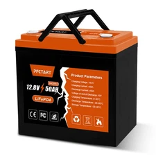 12.8V 50Ah LiFePO4 Lithium Battery 50A BMS Deep Cycles for  Power Station