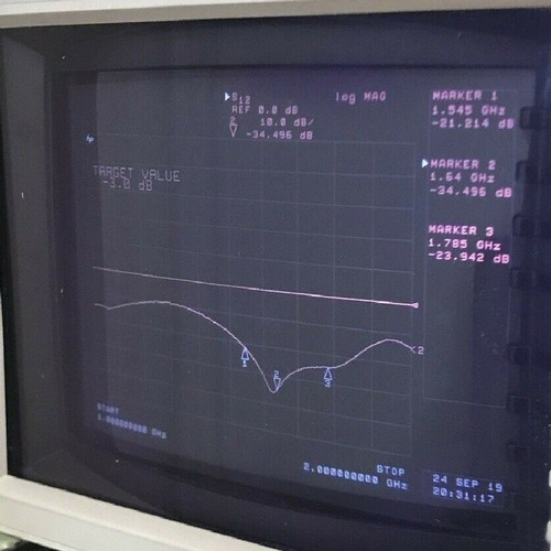 1550-1800MHZ ISOL:23/30db 1.55-1.8GHZ SMA ISOLATOR MICROWAVE ASSOCIATES - Picture 5 of 5