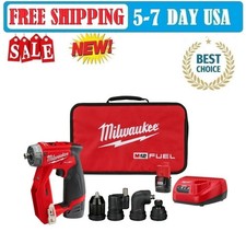 Milwaukee 2505-22 M12 FUEL 12V Brushless Installation 4-in-1 Drill/Driver Kit