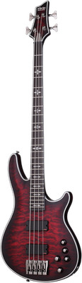SCHECTER Hellraiser Extreme-4 Bass Crimson Red Burst Satin