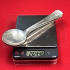 6 Sterling Silver Spoons 264g Scrap Lot Pat 1915 Antique 💰