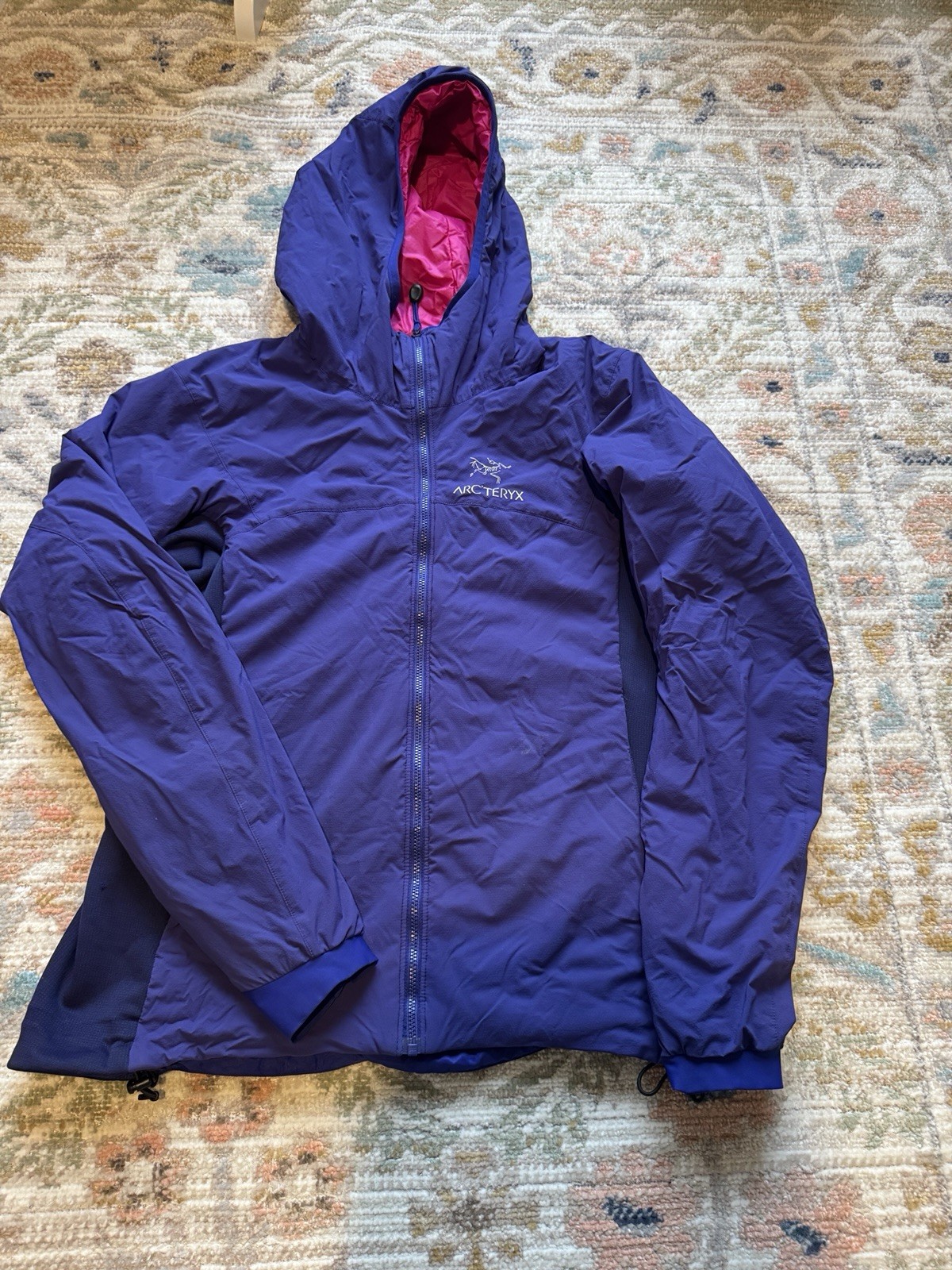 Arcteryx Atom LT Hoody Womens Large Purple/Pink