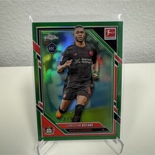 2026 Topps Chrome Bundesliga Christian Kofane Bayer 04 Leverkusen Green /99