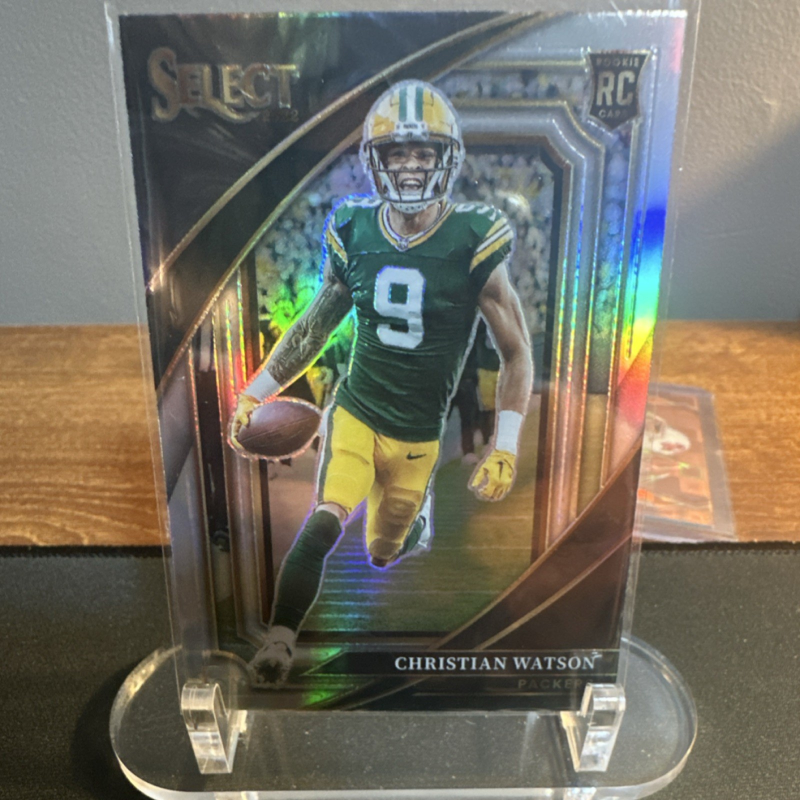 Christian Watson 2022 Panini Select Rookie Silver Prizm #330 Packers