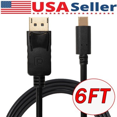 USB C to 4K HDMI Cable Video Converter Adapter 6Ft Type C to HDMI 4K Cord