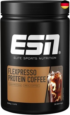 ESN Flexpresso Protein Coffee, Coffee, 908 g, Cremiger Protein-Kaffee mit bis