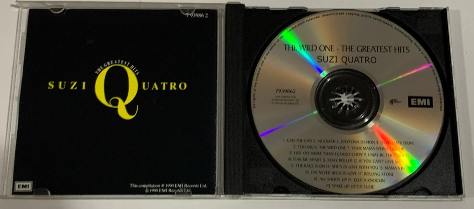 The Wild One The Greatest Hits by Suzi Quatro CD  - image 3 of 4