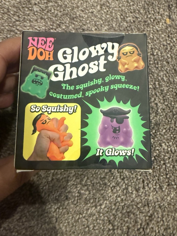 New Authentic NeeDoh Glowy Ghost Green Halloween Glow In The Dark new-authentic-needoh-glowy-ghost-green-halloween-glow-in-the-dark