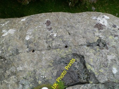 Foto 6x4 Modell Faban Felskanone (Nahaufnahme von Löchern & Rillen), Rachub GE C2016
