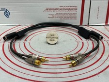 Male DIN - Metal RCA For Zapco Symbilink Amplifiers & Signal Processors SLRCM/F