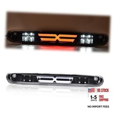 LED Third 3rd Brake Light High Fit Chevy Silverado  2007-2014  Clear  Black