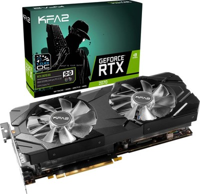 KFA2 GeForce RTX 2070 EX 8GB GDDR6 PCIe 3.0 x16 RGB Grafikkarte