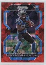 2021 Panini Prizm Rookie Red Ice Prizm Terrace Marshall Jr #348 1by6